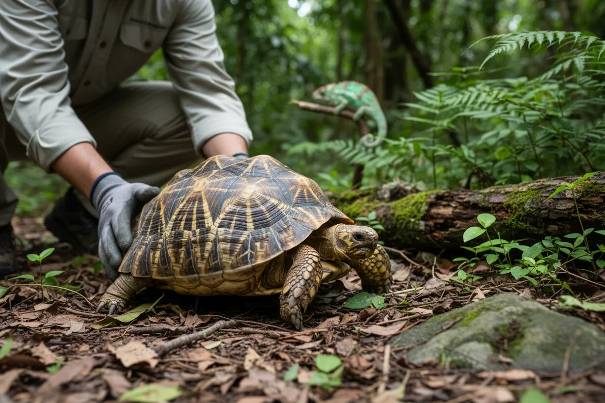 Professional image illustrating The Importance of Conservation for Endangered Reptile Species
