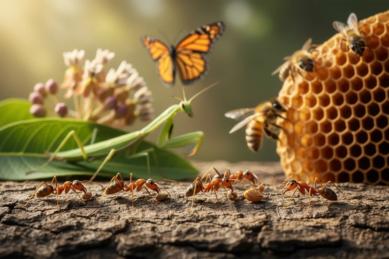 Professional image illustrating Understanding Insect Behavior Patterns