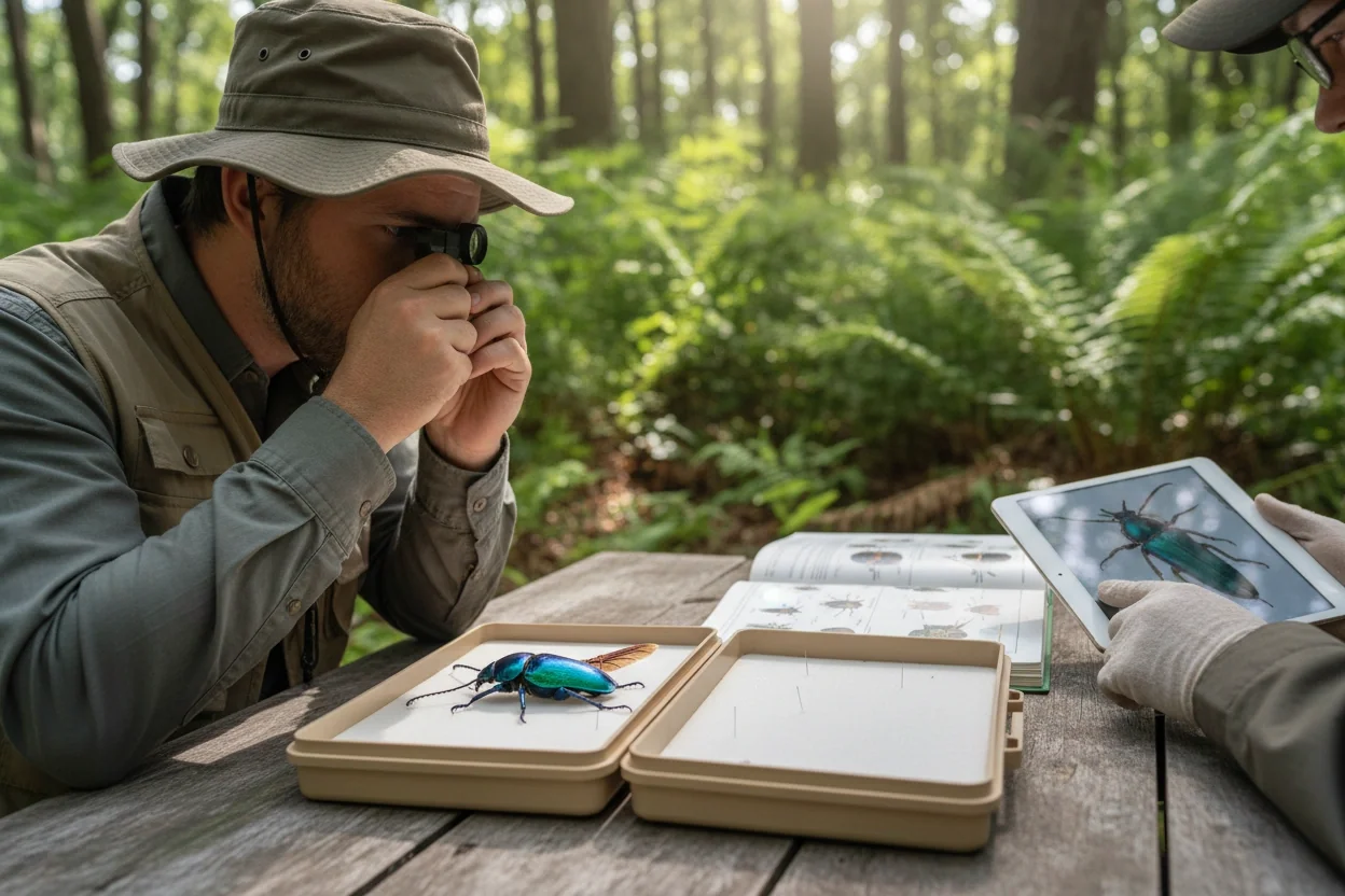 Professional image illustrating Insect Species Identification