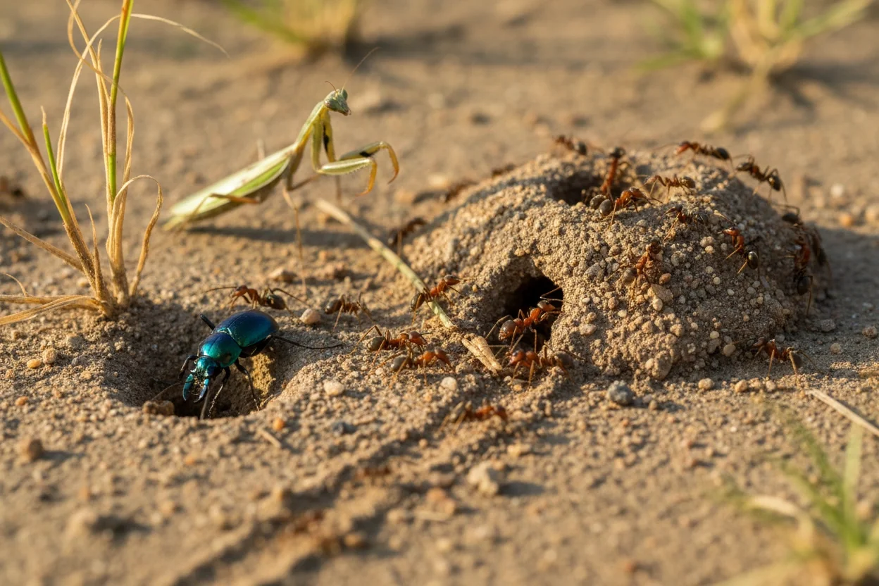 Professional image illustrating The Intricacies of Insect Behavior