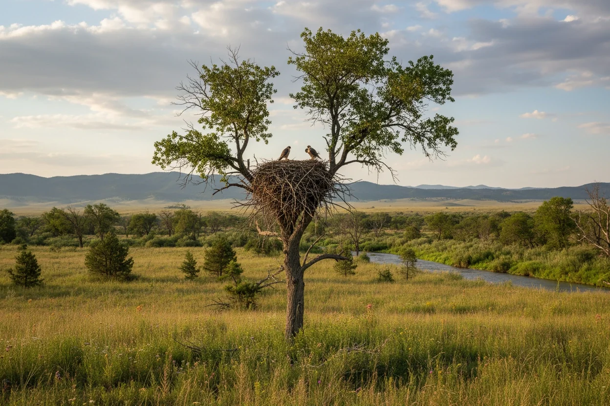 Professional image illustrating Creating an Ideal Habitat for Birds of Prey