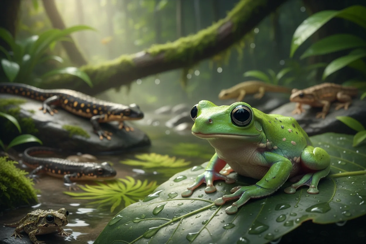 Professional image illustrating Understanding Amphibians and Their Importance
