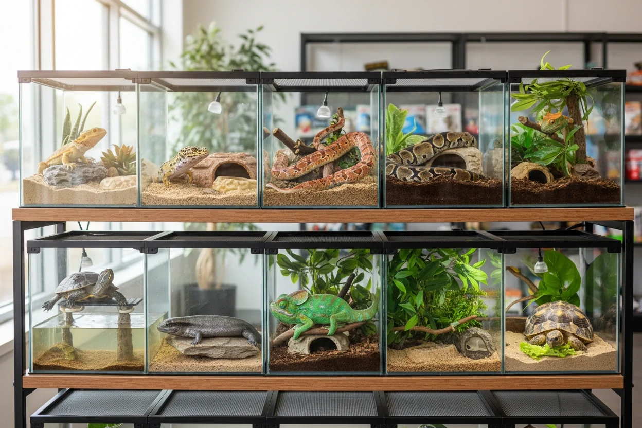 Professional image illustrating Top 10 Common Reptiles for Pet Owners