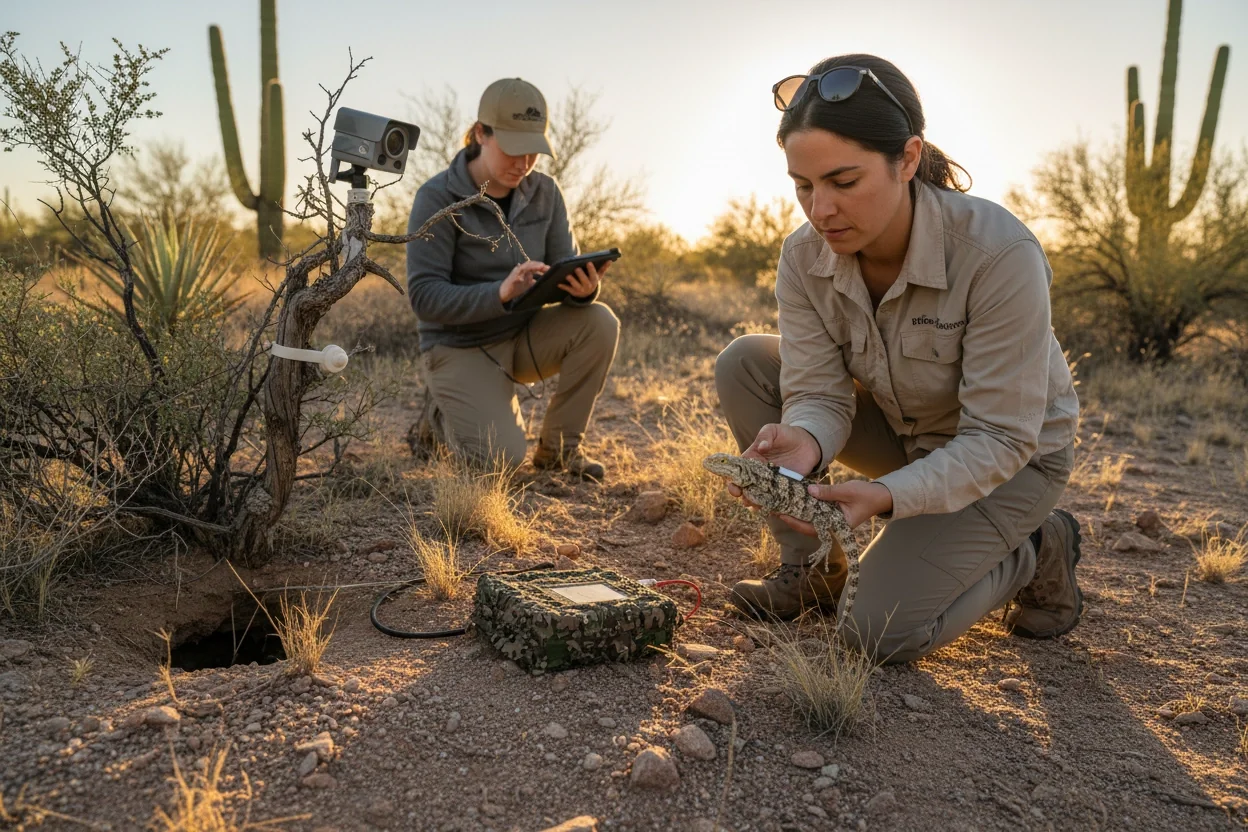 Professional image illustrating Monitoring Habitat Conditions