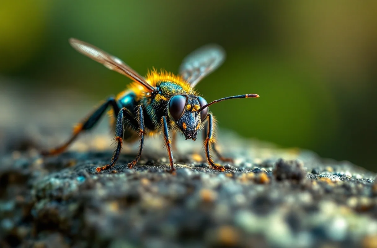 Professional image illustrating The Challenges Facing Insects