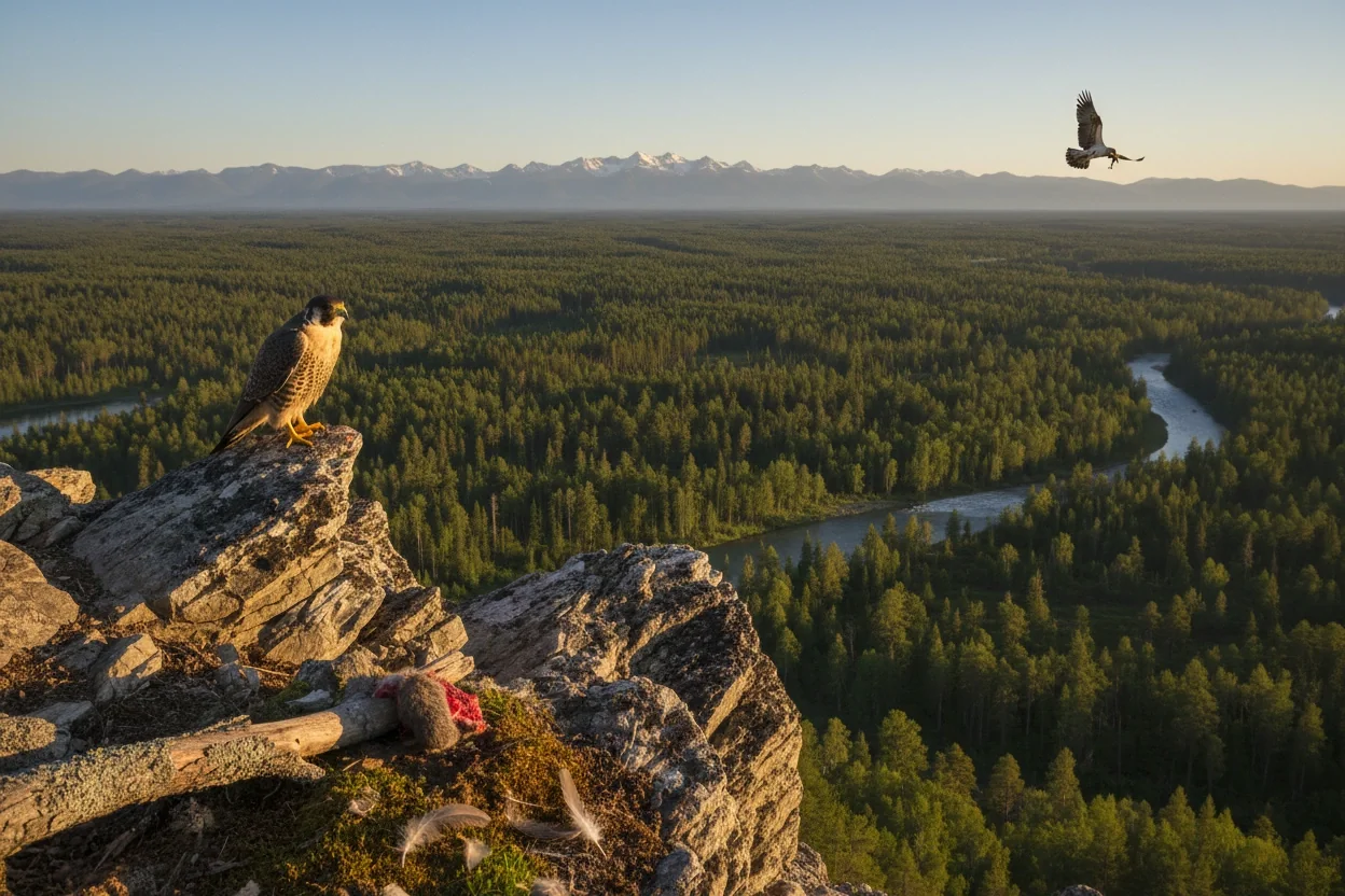 Professional image illustrating The Ecological Impact of Birds of Prey