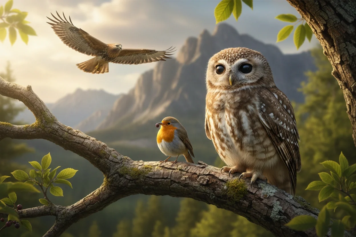 Professional image illustrating Common Misconceptions About Birds of Prey