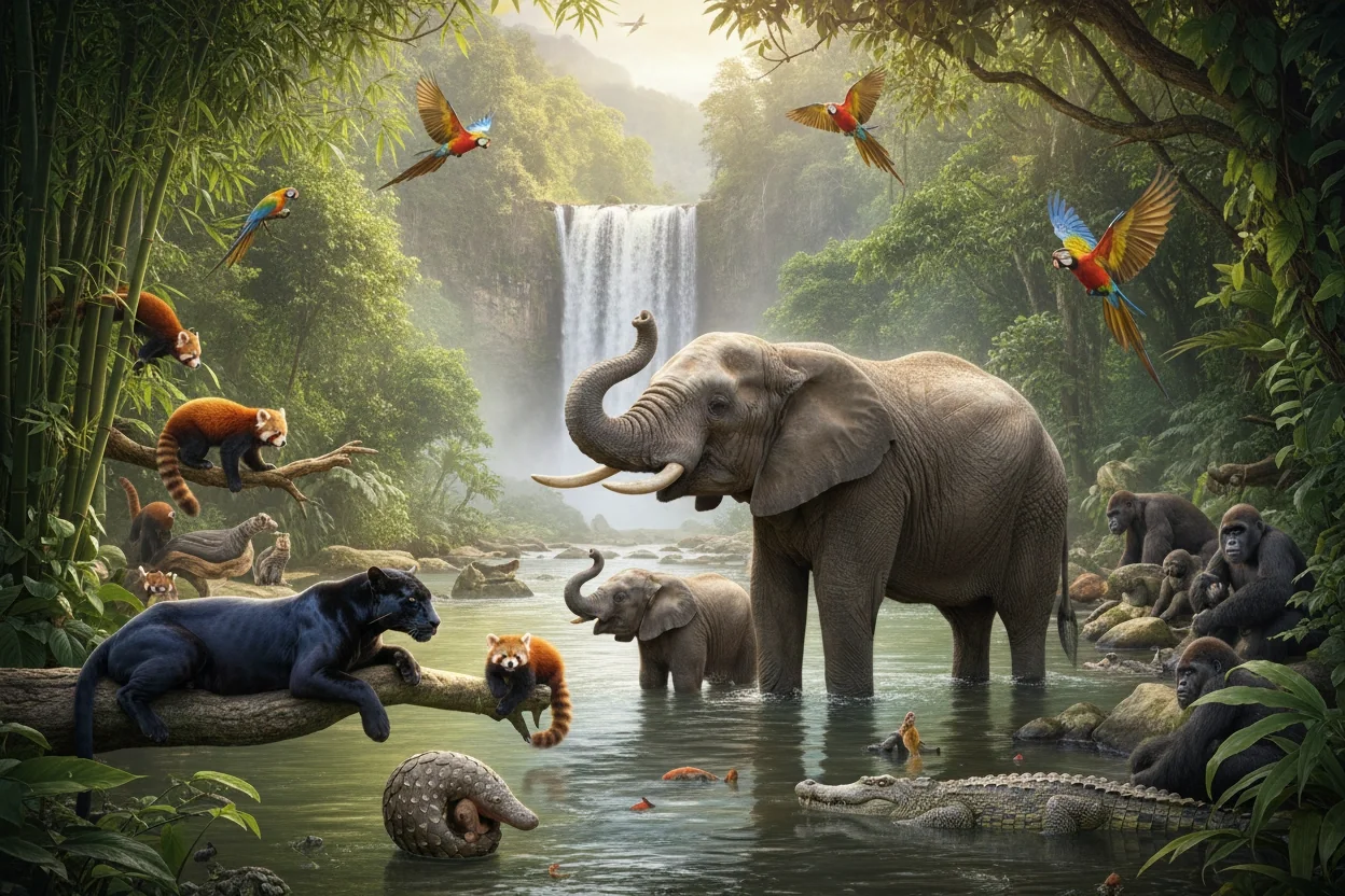 Professional image illustrating Common Misconceptions About Endangered Animals