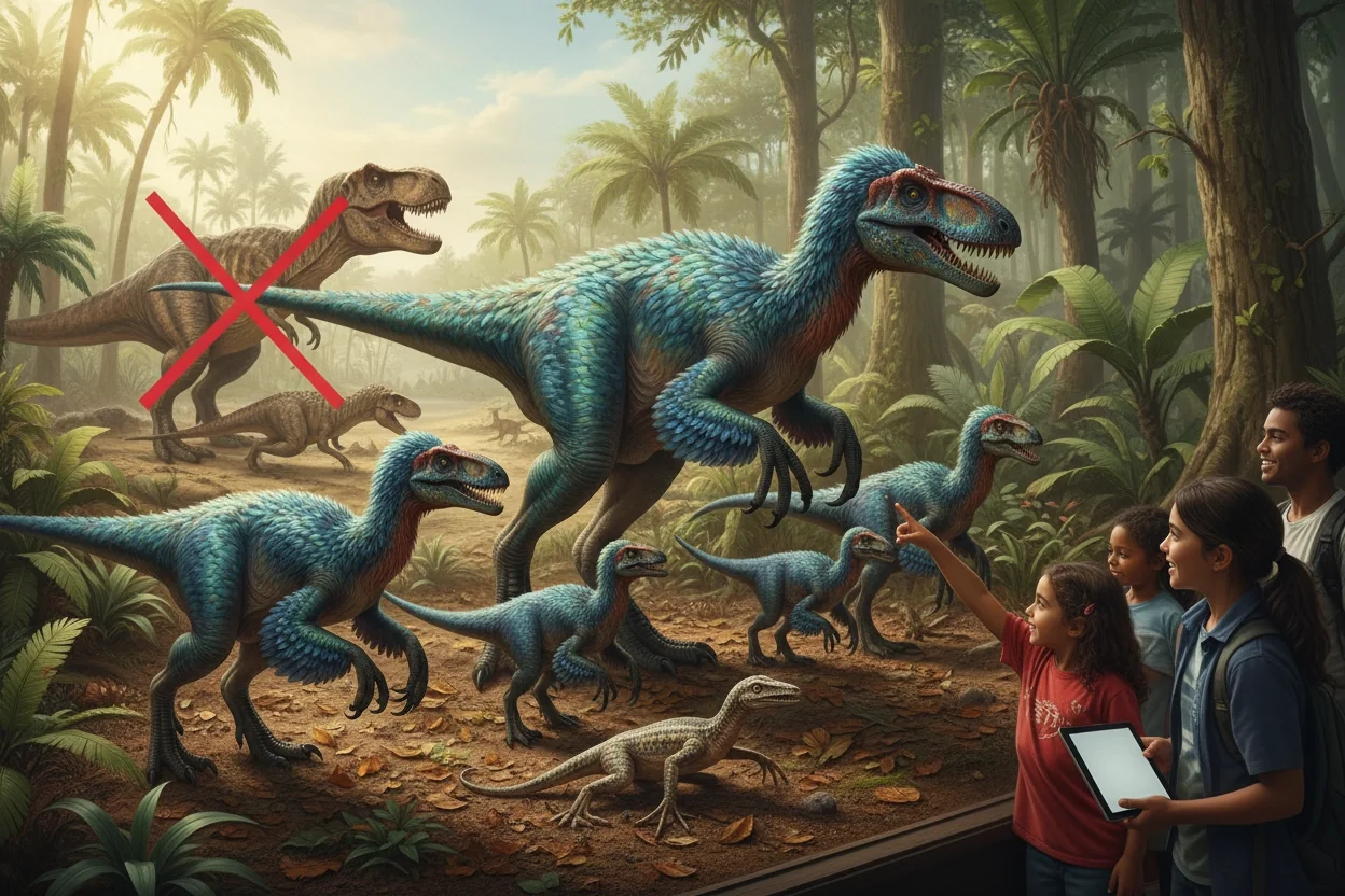 Professional image illustrating Common Misconceptions About Prehistoric Animals